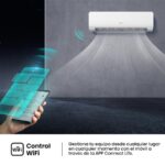 Aire acondicionado Split 1 x 1 - Hisense KC25 Smart Clima, 2500 fg/h, Wi Fi, Autolimpieza, Blanco - Imagen 4