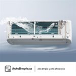 Aire acondicionado Split 1 x 1 - Hisense KC25 Smart Clima, 2500 fg/h, Wi Fi, Autolimpieza, Blanco - Imagen 7