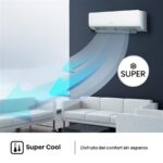 Aire acondicionado Split 1 x 1 - Hisense KC25 Smart Clima, 2500 fg/h, Wi Fi, Autolimpieza, Blanco - Imagen 8