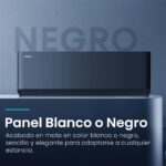 Aire acondicionado Split 1 x 1 - Hisense Uni Pure HB35, 3000 fg/h, Wi-Fi, Filtro Hi Nano, IA Smart, Negro - Imagen 8