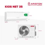 Aire acondicionado split 1x1 - ARISTON KIOS 35, White - Imagen 3