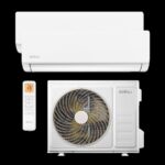 Aire acondicionado Split 2 x 1 - DAITSU 3NDA02161 FM 2X1 DSM-912KDT-Z UE14, 2270 fg/h, Función Inverter, Blanco