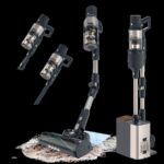 Cecotec Conga Rockstar 5500 Hurricane Station Flex Max - Aspirador escoba, 30 kPa, 90 min, Gris