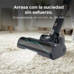 Cecotec Conga Rockstar 5500 Hurricane Station Flex Max - Aspirador escoba, 30 kPa, 90 min, Gris - Imagen 3