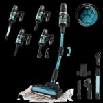 Cecotec Rockstar RX50 Pet Flex Genesis - Aspirador escoba, 30 kPa, 90 min, Multicolor