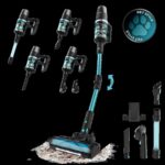 Cecotec RX50 Pet Flex - Aspirador escoba, 30 kPa, Negro/azul