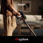 Dyson V8 Cyclone - Aspirador escoba, 60 min, Negro - Imagen 3