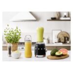 Batidora de vaso - SMEG PBF01BLEU, 300 W, 0.6 l, Negro - Imagen 6