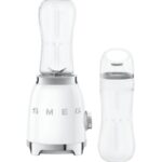 Batidora de vaso - SMEG PBF01WHEU, 300 W, 0.6 l, Blanco