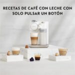 Cafetera de cápsulas - De'Longhi Nespresso® Gran Latissima EN640.W, 1400W, 19 bar, 1.3 l, Depósito de leche de 0.5 l, Blanco - Imagen 6