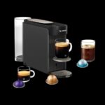 Cafetera de cápsulas - De'Longhi Vertuo Up ENV200.GY, 19 bar, Nespresso Smart, 1.4 l, 1100 W, Negro