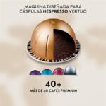 Cafetera de cápsulas - De'Longhi Vertuo Up ENV200.GY, 19 bar, Nespresso Smart, 1.4 l, 1100 W, Negro - Imagen 10