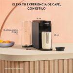 Cafetera de cápsulas - De'Longhi Vertuo Up ENV200.GY, 19 bar, Nespresso Smart, 1.4 l, 1100 W, Negro - Imagen 6