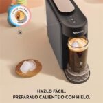 Cafetera de cápsulas - De'Longhi Vertuo Up ENV200.GY, 19 bar, Nespresso Smart, 1.4 l, 1100 W, Negro - Imagen 8