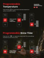 Cafetera de cápsulas - HIBREW H4C, 20 bar, 120 W, Verde - Imagen 7