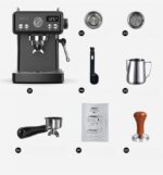 Cafetera espresso manual - HIBREW H10A, 20 bar, 240 V, 2 tazas, negro - Imagen 3