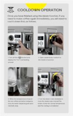 Cafetera espresso manual - HIBREW H10A, 20 bar, 240 V, 2 tazas, negro - Imagen 4