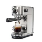 Cafetera espresso manual - HIBREW H10B, 20 bar, 1350 W, plata