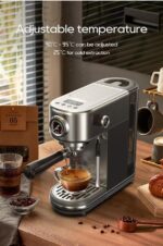 Cafetera espresso manual - HIBREW H10B, 20 bar, 1350 W, plata - Imagen 2