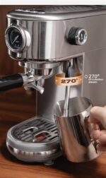 Cafetera espresso manual - HIBREW H10B, 20 bar, 1350 W, plata - Imagen 5