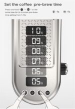 Cafetera espresso manual - HIBREW H10B, 20 bar, 1350 W, plata - Imagen 7