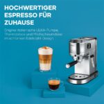 Cafetera espresso - SEVERIN KA 5997, 20 bar, 1,350 W, 10 tazas, Gris - Imagen 4