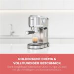 Cafetera espresso - SEVERIN KA 5997, 20 bar, 1,350 W, 10 tazas, Gris - Imagen 5