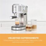 Cafetera espresso - SEVERIN KA 5997, 20 bar, 1,350 W, 10 tazas, Gris - Imagen 6