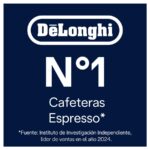 Cafetera express - De'Longhi Dedica EC685.R, 1300 W, 15 bar, Thermoblock, Espresso manual, Función 2 tazas, Rojo - Imagen 7