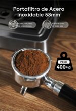 Cafetera express - HIBREW H10A, 19 bar, 1350 W, 350 ml, Astilla - Imagen 11
