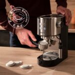 Cafetera express - Krups Virtuoso+ XP444C, 1400 W, 15 Bar, 1 L, Thermoblock, Apagado automático, Acero Inox - Imagen 7