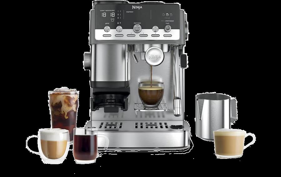 cafetera-express-ninja-es352eu-9-bar-1650-w-1-3-l-1-taza-spa-1668051-1 Cafetera express - Ninja ES352EU, 9 bar, 1650 W, 1.3 l, 1 taza, Space Gray - Imagen 1