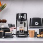 Cafetera express - Sage the Bambino®, 9 bar, 1600 W, 2 tazas, ThermoJet®, Microespumado Manual, Trufa negra - Imagen 7