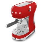Cafetera express - SMEG ECF02RDEU ROJO, 15 bar, 1350 W, 2 tazas, Rojo - Imagen 7