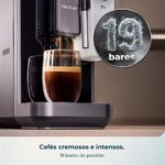 Cafetera superautomática - Cecotec Cremmaet Lungo Latte, Depósito de leche, 19 bares, 7 bebidas, Molinillo Acero inoxidable, depósito 2 L, Negro - Imagen 10