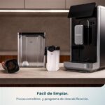 Cafetera superautomática - Cecotec Cremmaet Lungo Latte, Depósito de leche, 19 bares, 7 bebidas, Molinillo Acero inoxidable, depósito 2 L, Negro - Imagen 13