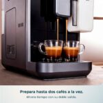 Cafetera superautomática - Cecotec Cremmaet Lungo Latte, Depósito de leche, 19 bares, 7 bebidas, Molinillo Acero inoxidable, depósito 2 L, Negro - Imagen 14