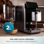 Cafetera superautomática - Cecotec Cremmaet Lungo Latte, Depósito de leche, 19 bares, 7 bebidas, Molinillo Acero inoxidable, depósito 2 L, Negro - Imagen 7