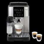 Cafetera superautomática - De'Longhi Magnifica Start Milk, ECAM220.80.SB, 1450W, 15bar, Molinillo integrado,Depósito leche,Táctil, Espumado automático