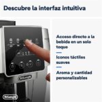 Cafetera superautomática - De'Longhi Magnifica Start Milk, ECAM220.80.SB, 1450W, 15bar, Molinillo integrado,Depósito leche,Táctil, Espumado automático - Imagen 5