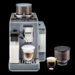Cafetera superautomática - De'Longhi Rivelia EXAM440.55.G, 1450W, 19 bar, Molinillo integrado, LatteCremaHot, Depósito leche, Táctil, 16 recetas, Gris
