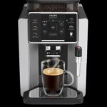Cafetera superautomática - Krups Sensation C90 EA910E10, 1450 W, 15 bar, 1.7 L, 6 programas, 2 tazas, Barista Inside Technology, Autolimpieza, Plata