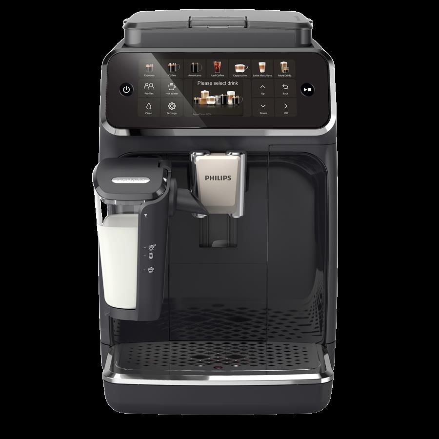 cafetera-superautom-tica-philips-ep4441-50-lattego-silentbre-1570020-1 Cafetera superautomática - Philips EP4441/50, LatteGo, SilentBrew, 20 Bebidas, 15 bar, AquaClean, Molinillo Cerámico, Aroma Extract, Negro - Imagen 1