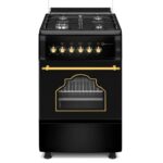 F5s40e4rb Solthermic - Cocina de gas, 60 L, 50 cm, Negro