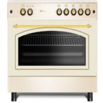 F9L50G2-C Solthermic - Cocina de gas, 64 L, 90 cm, Crema - Imagen 2