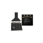 PNBE6RBLSA022WH60PR Solthermic - Cocina de gas, 52 L, 90 cm, Negro