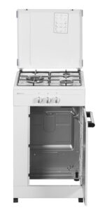 PORTBLANC Solthermic - Cocina de gas, 50 cm, Blanco - Imagen 2