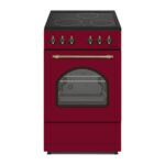 50X50VTCR Solthermic - Cocina eléctrica, 58 cm, Rojo