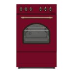 50X50VTCR Solthermic - Cocina eléctrica, 58 cm, Rojo - Imagen 2