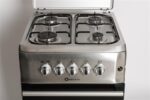 F5S40G2I Acero Inoxidable Solthermic - Cocina de gas, 4 fuegos, 40 L, 50 cm, Plata - Imagen 2